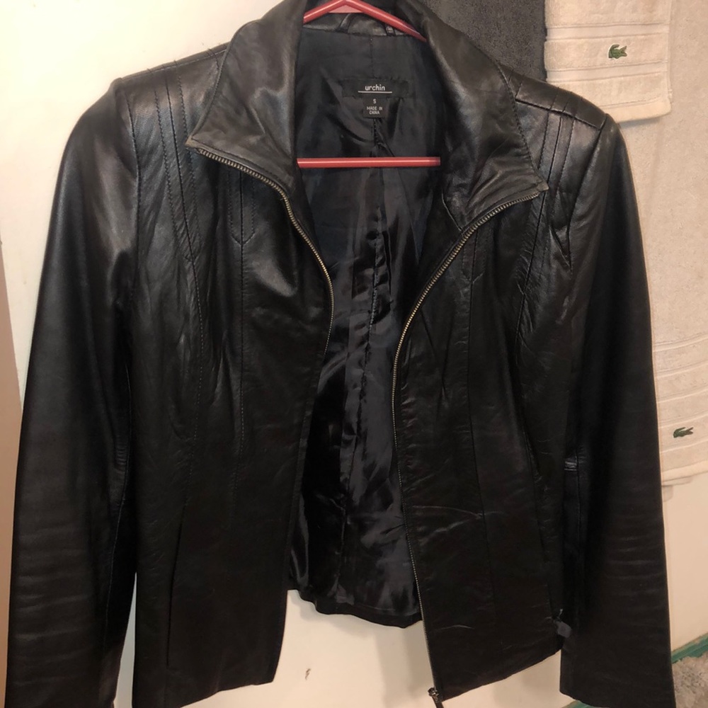 Urchin leather jacket